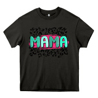 Asphalt mama leopard Heavy Core Tee - MaliasSmallBusiness