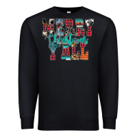 Black merry christmas y'all Premium Sweatshirt - CowhideDigitalArt