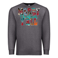 Charcoal Heather merry christmas y'all Premium Sweatshirt - CowhideDigitalArt