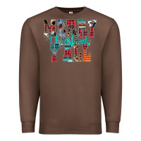 Chestnut merry christmas y'all Premium Sweatshirt - CowhideDigitalArt
