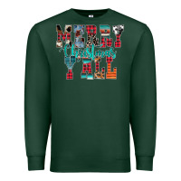 Sports Green merry christmas y'all Premium Sweatshirt - CowhideDigitalArt