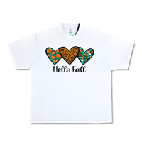 White hello fall Urban Heavy Tee - JahusDesignShop