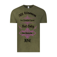 Vintage Olive all women are created equal but only the smartest are born in july bla Vintage Tee - Bettercallsaul