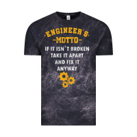 Cloud Black engineer engineering mechanical profession electrical gift Vintage Tee - minhPixels