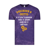 Cloud Purple engineer engineering mechanical profession electrical gift Vintage Tee - minhPixels