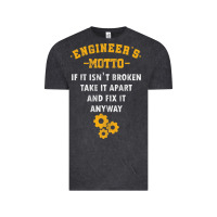 Vintage Black engineer engineering mechanical profession electrical gift Vintage Tee - minhPixels