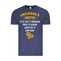 Vintage Denim engineer engineering mechanical profession electrical gift Vintage Tee - minhPixels