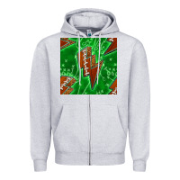 American Football Thunder Zipper Hoodie | Teevron