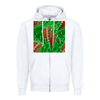 White american football thunder Zipper Hoodie - BundleAndBundleShop