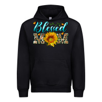 Black blessed mom with sunflower Urban Hoodie - Artiststas