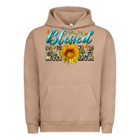 Pigment Burro blessed mom with sunflower Urban Hoodie - Artiststas