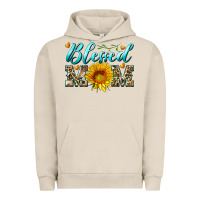 Pigment French Oak blessed mom with sunflower Urban Hoodie - Artiststas