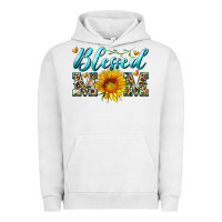 Pigment Lunar Rock blessed mom with sunflower Urban Hoodie - Artiststas