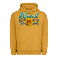 Pigment Peanut Butter blessed mom with sunflower Urban Hoodie - Artiststas
