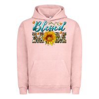 Pigment Salmon blessed mom with sunflower Urban Hoodie - Artiststas