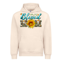Sandshell blessed mom with sunflower Urban Hoodie - Artiststas