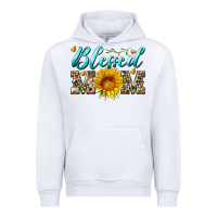 White blessed mom with sunflower Urban Hoodie - Artiststas
