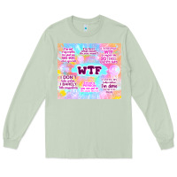 Matcha sarcastic wtf Long Sleeve Tee - TumblerDesignByShophia