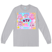 Moon Dust sarcastic wtf Long Sleeve Tee - TumblerDesignByShophia