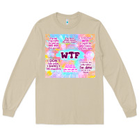 Mushroom sarcastic wtf Long Sleeve Tee - TumblerDesignByShophia