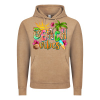 Vintage Coffee Beach vibes Vintage Hoodie - NancyCooperArtShop