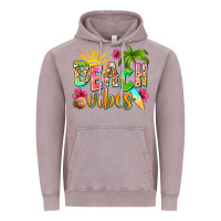 Vintage Zinc Beach vibes Vintage Hoodie - NancyCooperArtShop