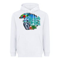 White beach please Heavyweight Hoodie - CowhideDigitalArt