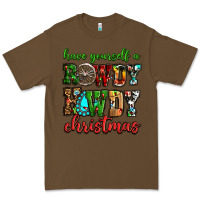 Cacao Have yourself a rowdy howdy Christmas Premium Tee - NancyCooperArtShop