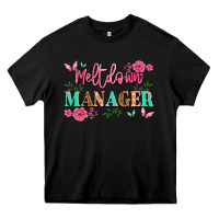 Black meltdown manager Heavy Core Tee - JahusDesignShop