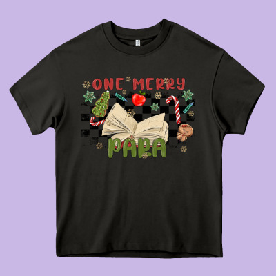One Merry Para Heavy Core Tee Designed By Maliassmallbusiness