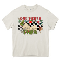 Cream one merry para Heavy Core Tee - MaliasSmallBusiness