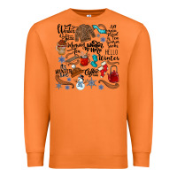 Carrot winter festive essentials Premium Sweatshirt - CowhideDigitalArt