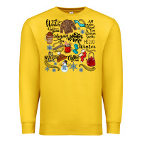 Lemon winter festive essentials Premium Sweatshirt - CowhideDigitalArt
