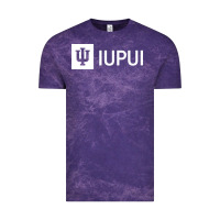 Cloud Purple IUPUI, Indiana University Vintage Tee - minhPixels