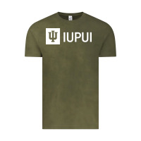 Vintage Olive IUPUI, Indiana University Vintage Tee - minhPixels