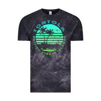 Cloud Black Bvi Tortola British Caribbean Island Souvenir Vintage Tee - minhPixels
