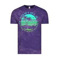 Cloud Purple Bvi Tortola British Caribbean Island Souvenir Vintage Tee - minhPixels