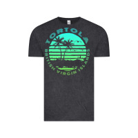 Vintage Black Bvi Tortola British Caribbean Island Souvenir Vintage Tee - minhPixels