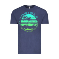 Vintage Denim Bvi Tortola British Caribbean Island Souvenir Vintage Tee - minhPixels