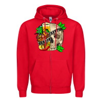 Red skull crawfish season Zipper Hoodie - FaDigitalArtStudio