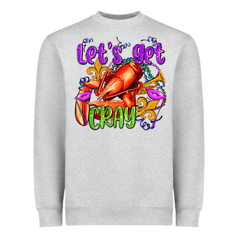 Let's Get Cray With Crawfish Olivia Heavyweight Sweatshirt by OliviaCreatesArt | Teevron