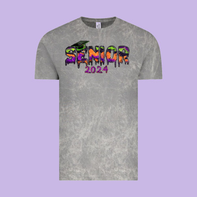 Senior 2024 Halloween Vintage Tee Designed By Ranaportraitstore