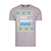 Vintage Zinc nice naughty jewish ugly hanukkah sweater chanukah jew gift premium t Vintage Tee - minhPixels
