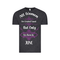 Vintage Black all women are created equal but only the smartest are born in june Vintage Tee - Bettercallsaul