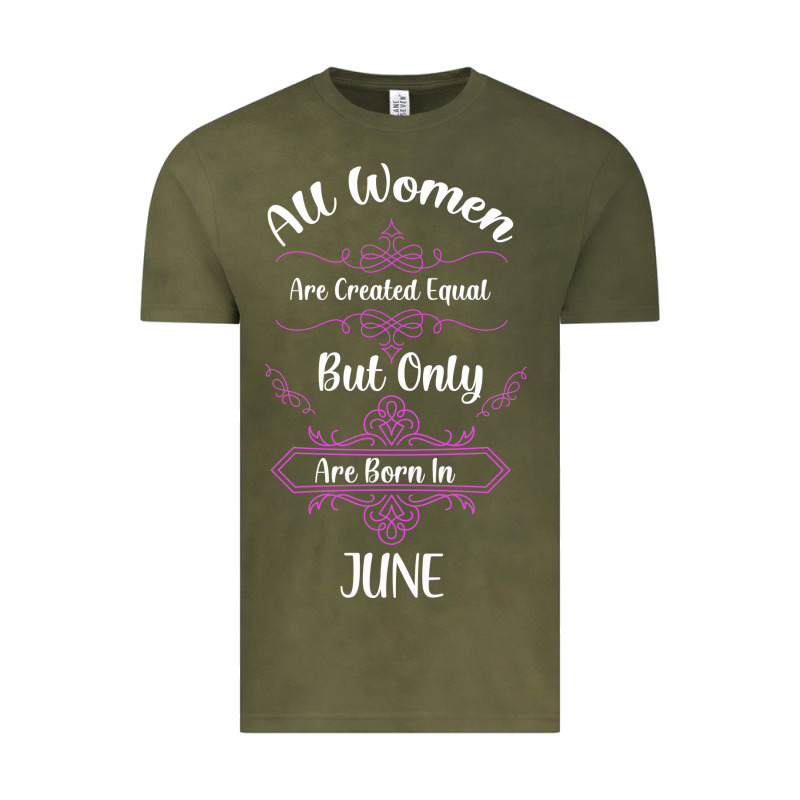 All Women Are Created Equal But Only The Smartest Are Born In June Vintage Tee by Bettercallsaul | Teevron