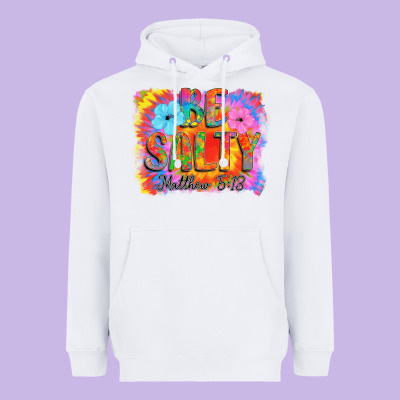 Be Salty Heavyweight Hoodie Designed By Cowhidedigitalart