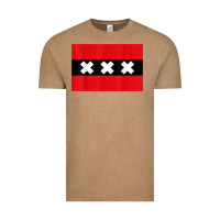 Vintage Coffee amsterdam flag souvenir heritage travel gift t shirt Vintage Tee - minhPixels