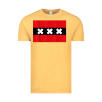 Vintage Mustard amsterdam flag souvenir heritage travel gift t shirt Vintage Tee - minhPixels