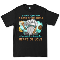 Black A Pinch Of Patience a Das Of Kindness Premium Tee - MaliasSmallBusiness