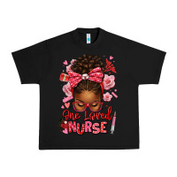 Black one loved nurse afro messy bun Urban Heavy Tee - texasbilliewilder